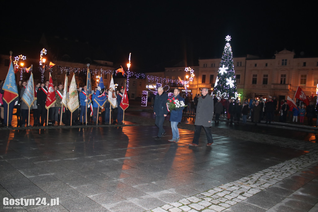 Obchody Powstania Wielkopolskiego na gostyńskim rynku