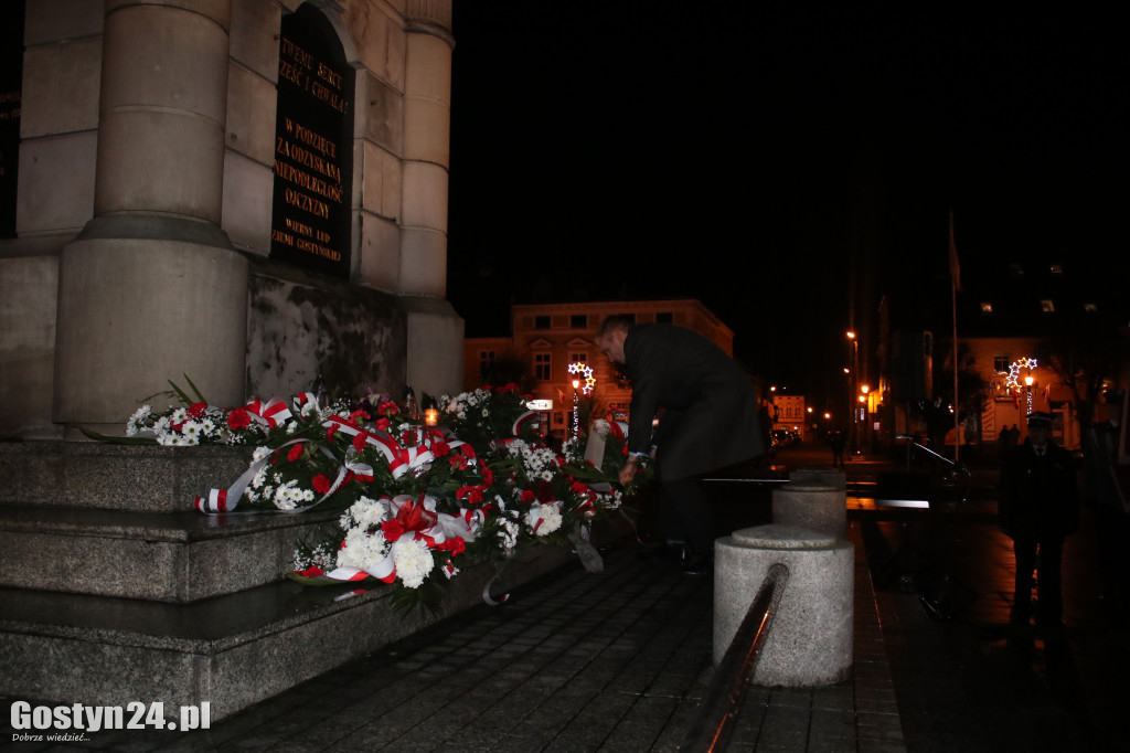 Obchody Powstania Wielkopolskiego na gostyńskim rynku