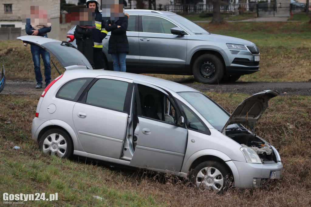 Wypadek na DW 434 Kunowo-Gostyń
