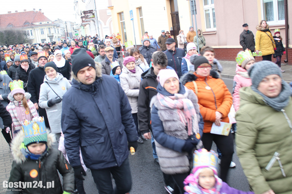 Orszak Trzech Króli przeszedł ulicami Gostynia