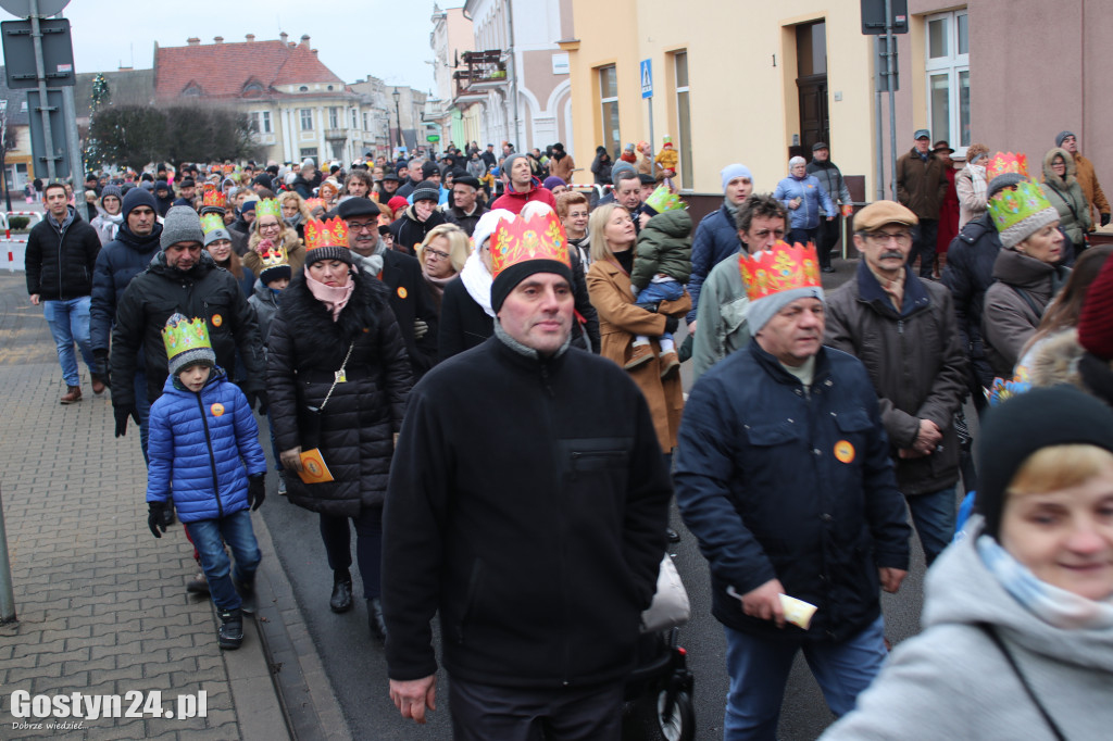 Orszak Trzech Króli przeszedł ulicami Gostynia