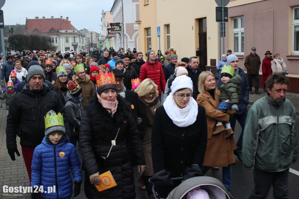 Orszak Trzech Króli przeszedł ulicami Gostynia