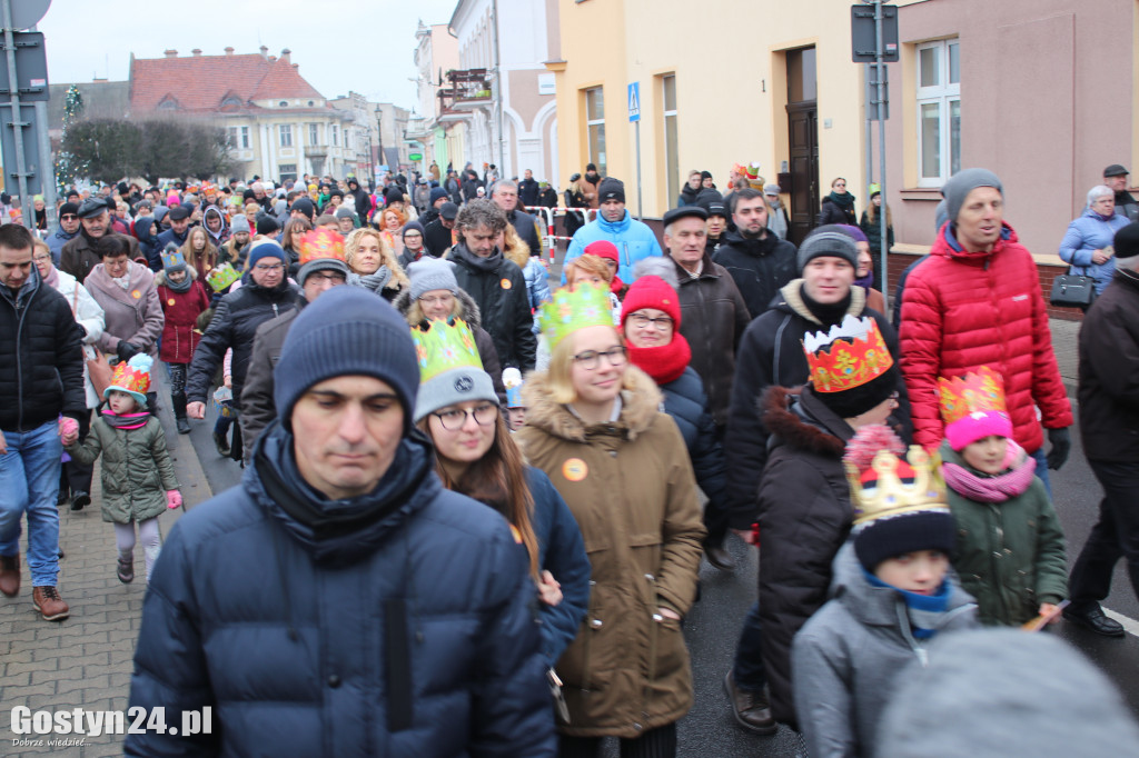 Orszak Trzech Króli przeszedł ulicami Gostynia