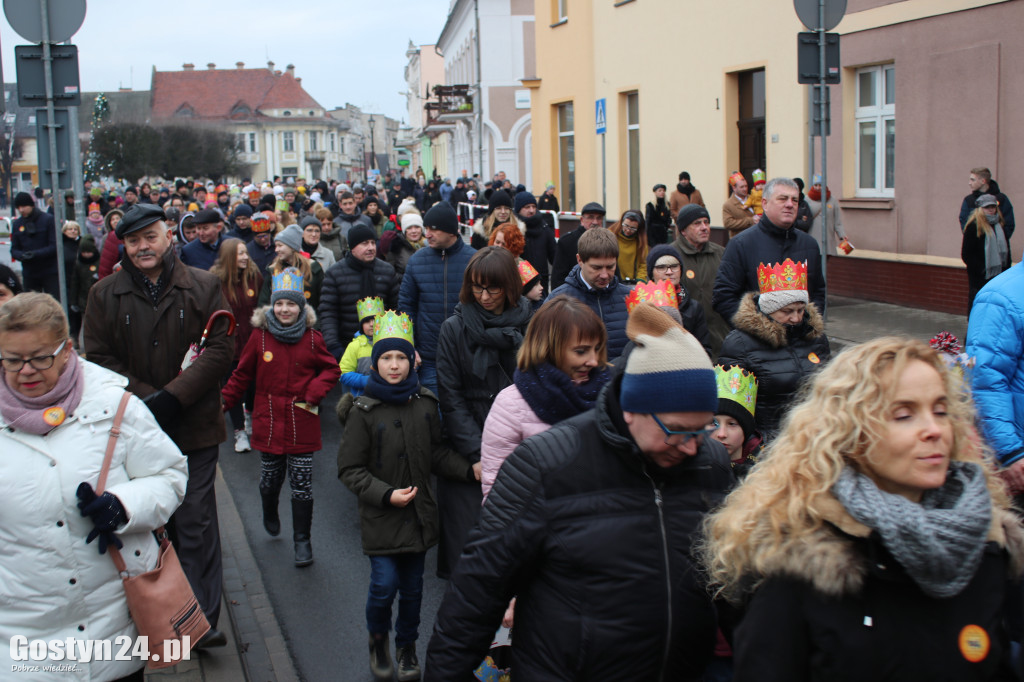 Orszak Trzech Króli przeszedł ulicami Gostynia