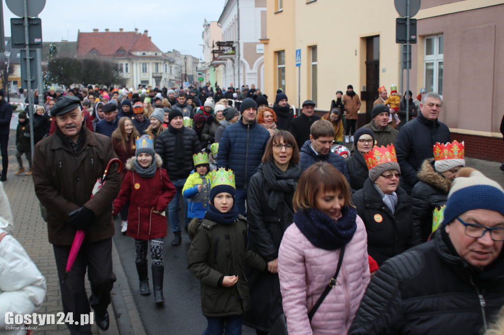 Orszak Trzech Króli przeszedł ulicami Gostynia
