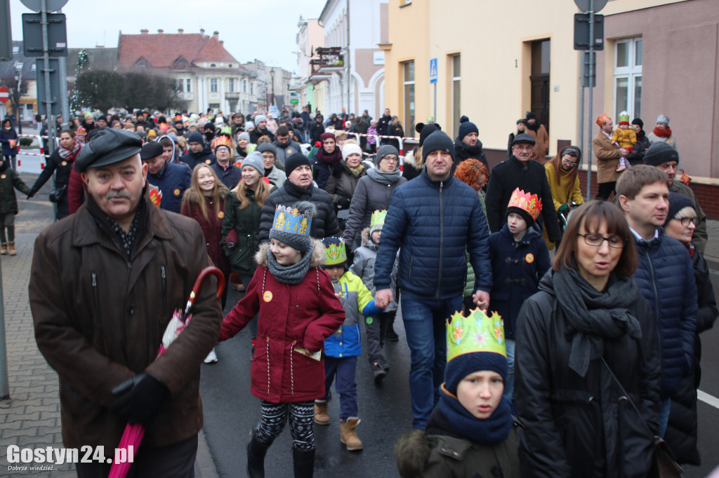 Orszak Trzech Króli przeszedł ulicami Gostynia