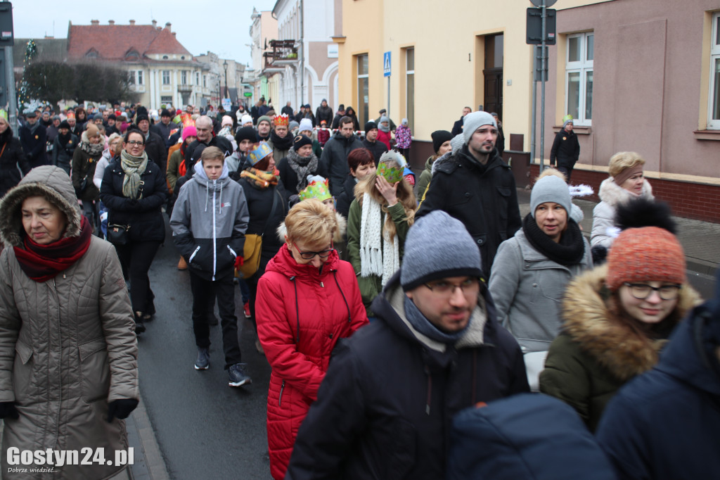 Orszak Trzech Króli przeszedł ulicami Gostynia