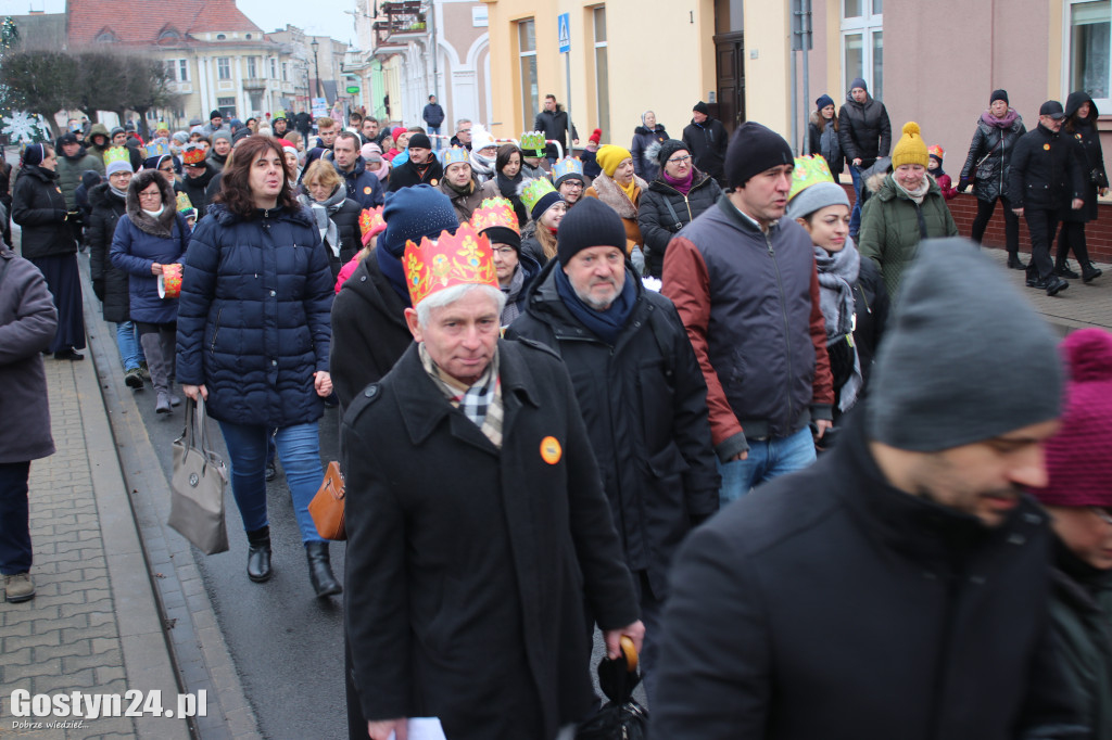 Orszak Trzech Króli przeszedł ulicami Gostynia