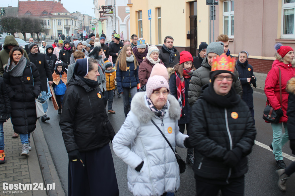 Orszak Trzech Króli przeszedł ulicami Gostynia