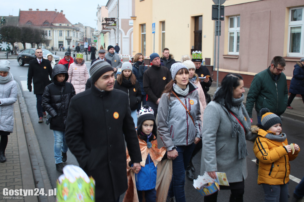 Orszak Trzech Króli przeszedł ulicami Gostynia