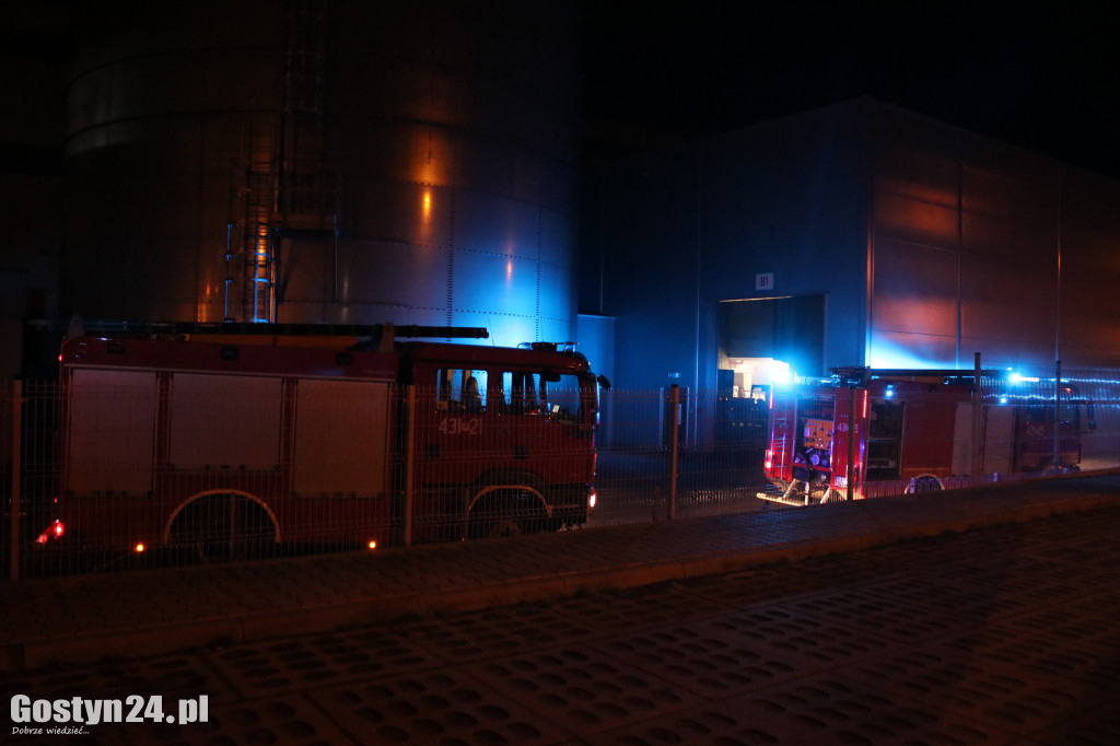 Pożar w hali magazynowej w Czachorowie