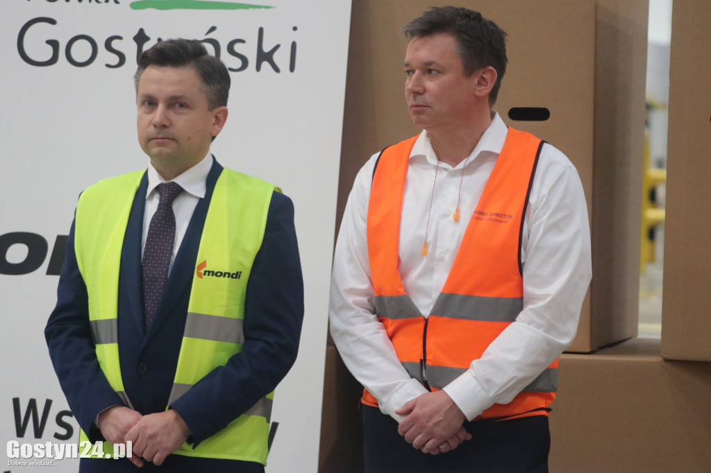 Podpisanie umowy w Mondi Simet w Grabonogu