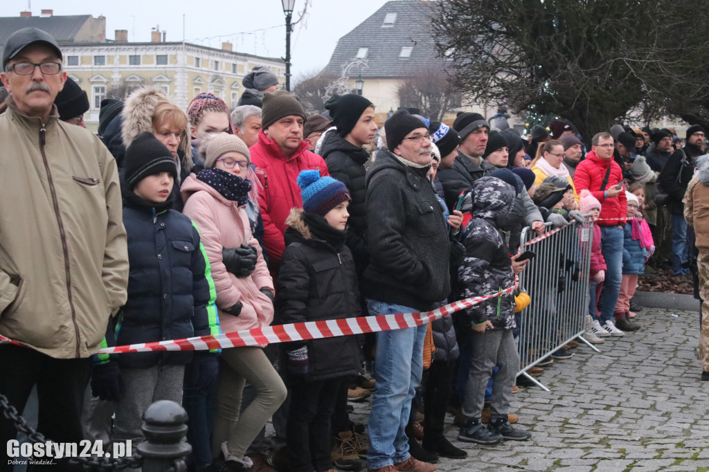 Historyczna inscenizacja na gostyńskim rynku