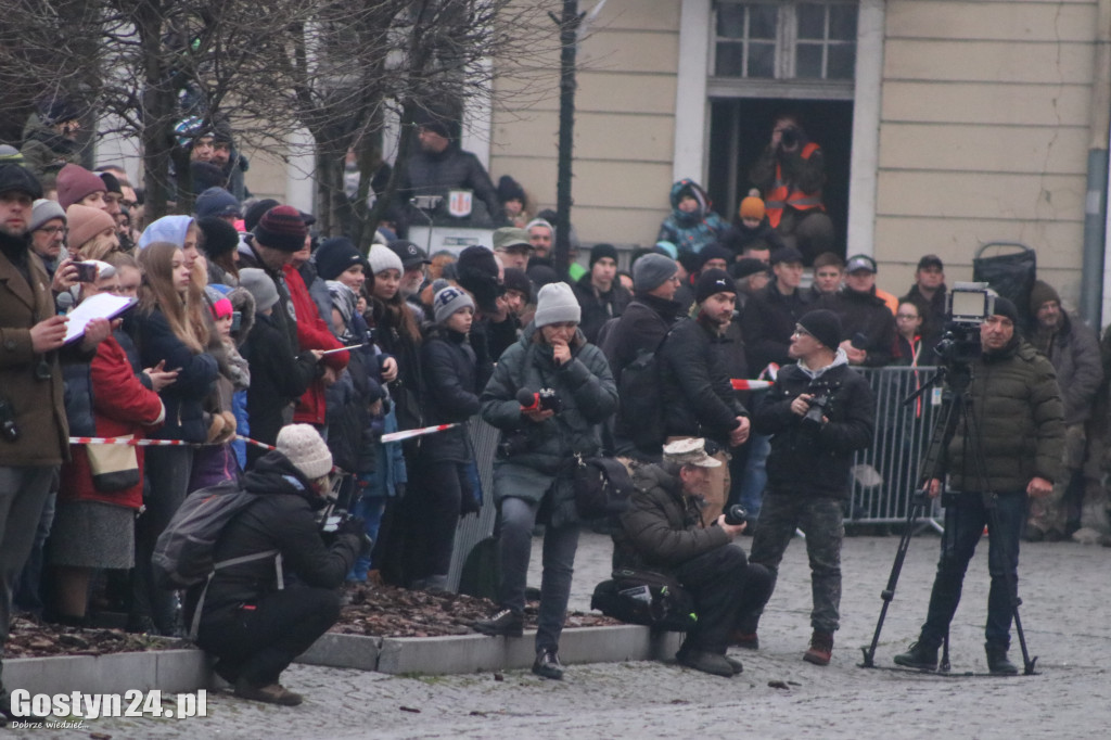 Historyczna inscenizacja na gostyńskim rynku