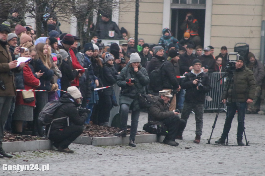 Historyczna inscenizacja na gostyńskim rynku