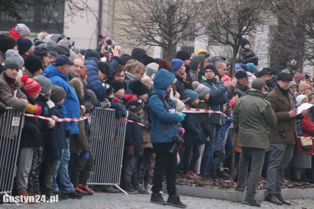 Historyczna inscenizacja na gostyńskim rynku