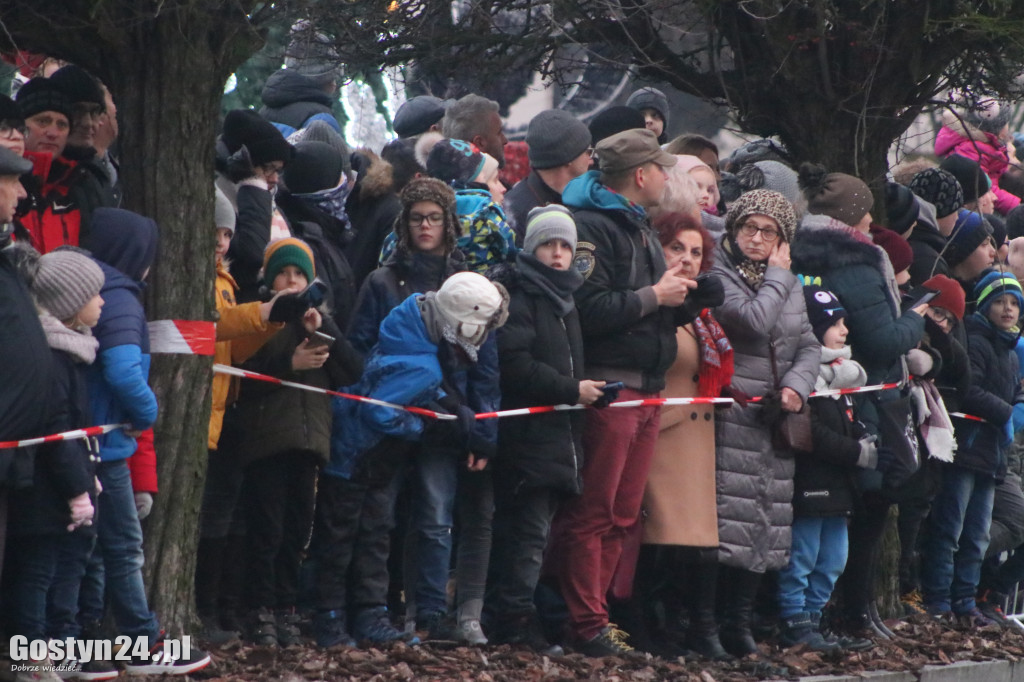 Historyczna inscenizacja na gostyńskim rynku