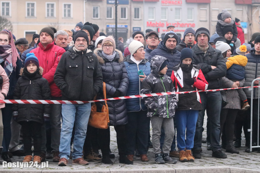 Historyczna inscenizacja na gostyńskim rynku