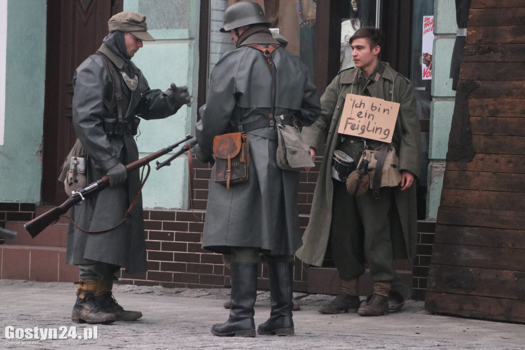 Historyczna inscenizacja na gostyńskim rynku