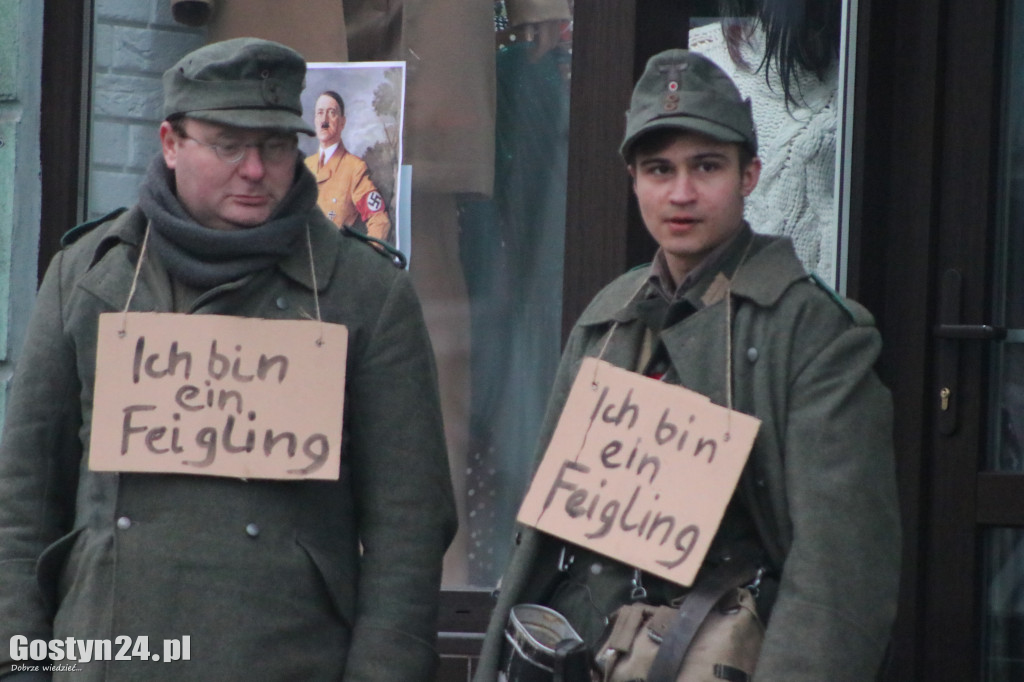 Historyczna inscenizacja na gostyńskim rynku