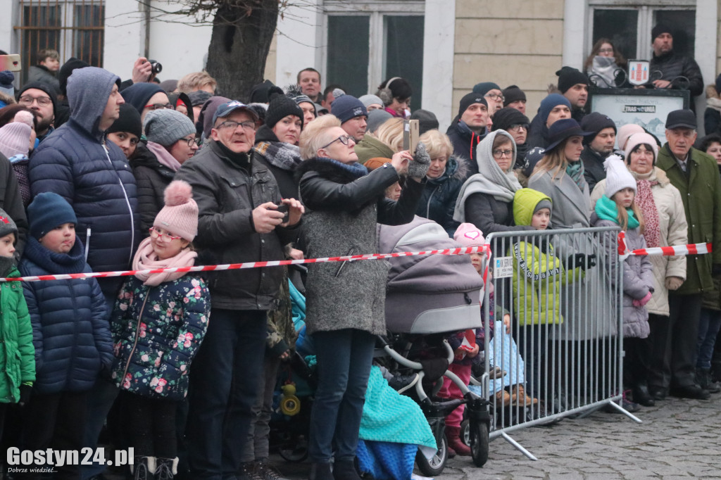 Historyczna inscenizacja na gostyńskim rynku