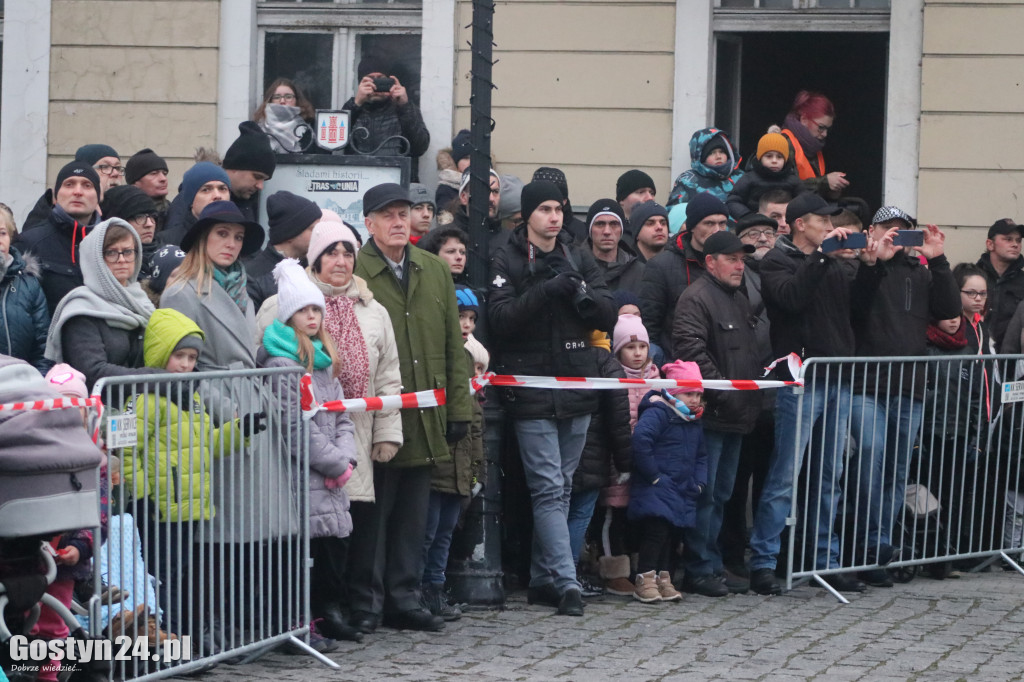 Historyczna inscenizacja na gostyńskim rynku