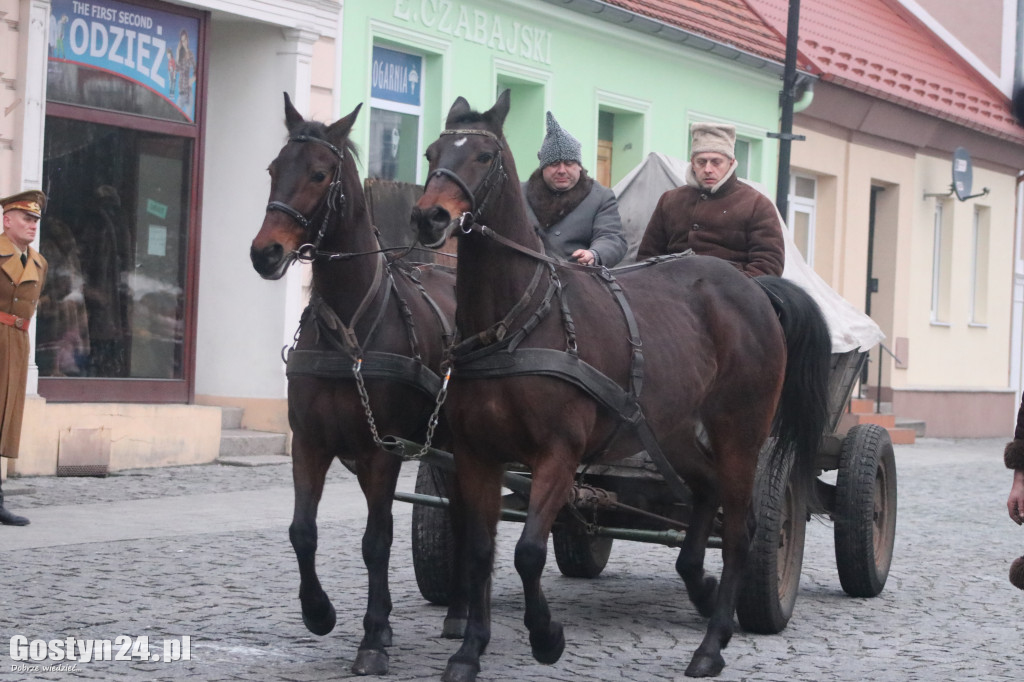 Historyczna inscenizacja na gostyńskim rynku