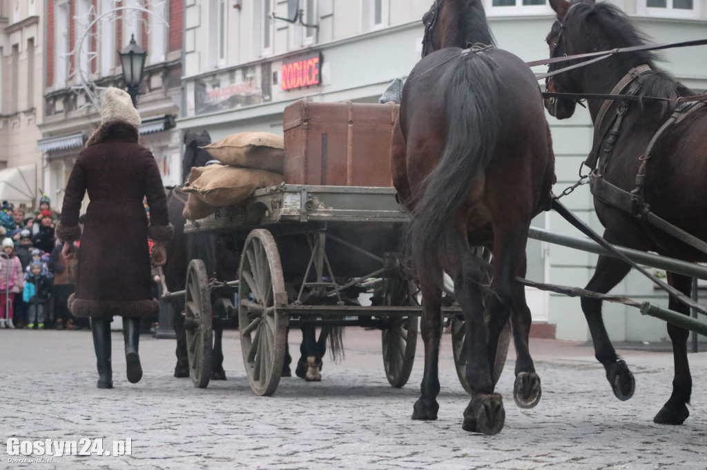Historyczna inscenizacja na gostyńskim rynku
