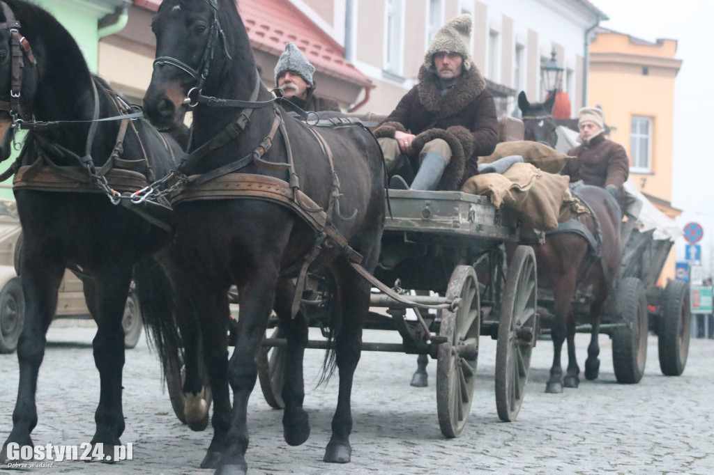 Historyczna inscenizacja na gostyńskim rynku