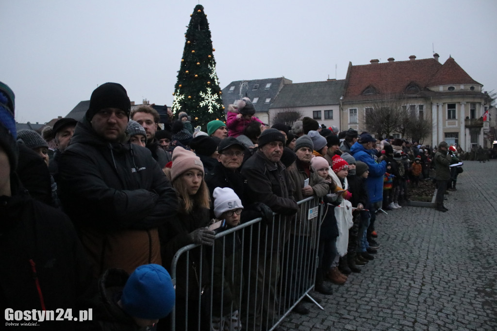 Historyczna inscenizacja na gostyńskim rynku