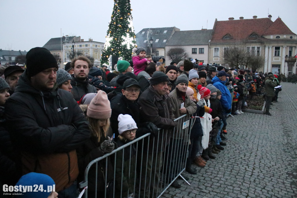 Historyczna inscenizacja na gostyńskim rynku