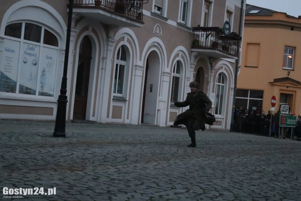 Historyczna inscenizacja na gostyńskim rynku