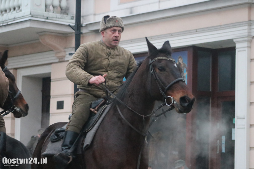 Historyczna inscenizacja na gostyńskim rynku