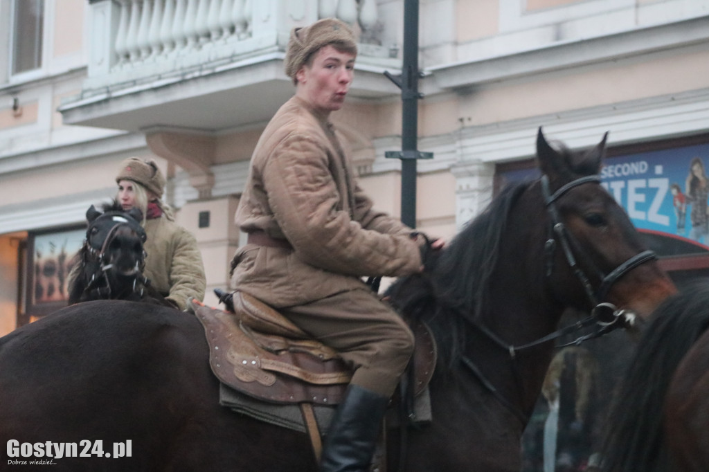 Historyczna inscenizacja na gostyńskim rynku