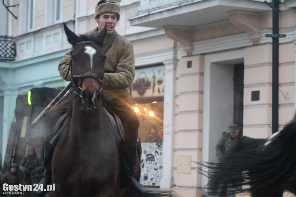 Historyczna inscenizacja na gostyńskim rynku