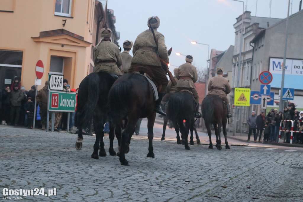 Historyczna inscenizacja na gostyńskim rynku