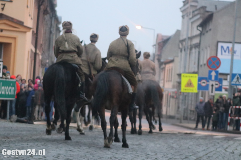 Historyczna inscenizacja na gostyńskim rynku