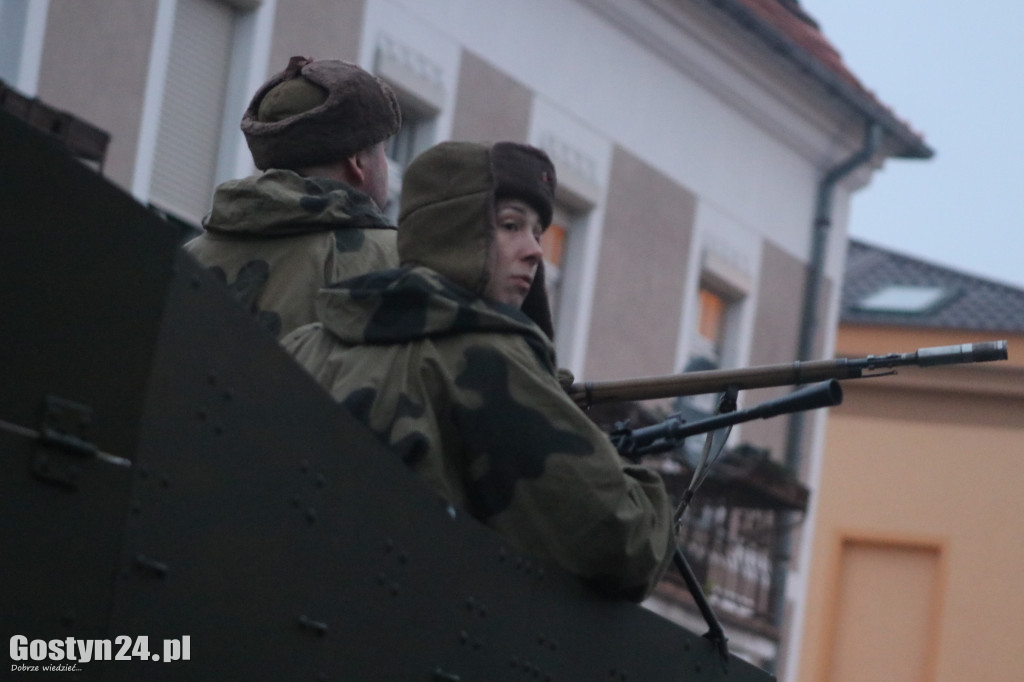 Historyczna inscenizacja na gostyńskim rynku