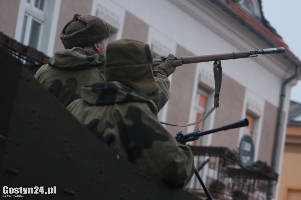 Historyczna inscenizacja na gostyńskim rynku