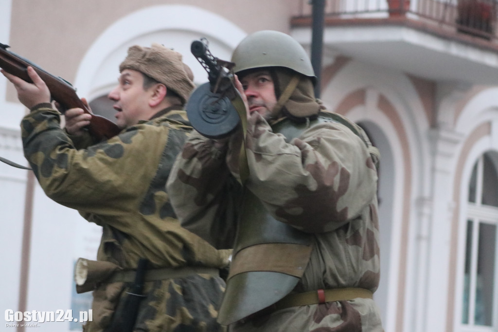 Historyczna inscenizacja na gostyńskim rynku