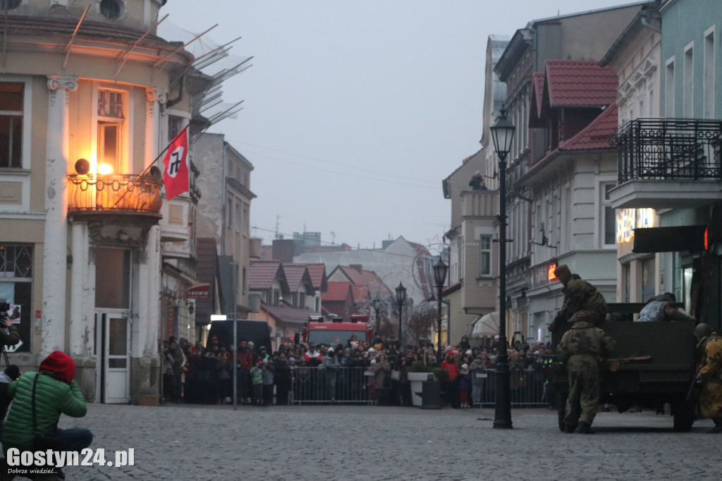 Historyczna inscenizacja na gostyńskim rynku