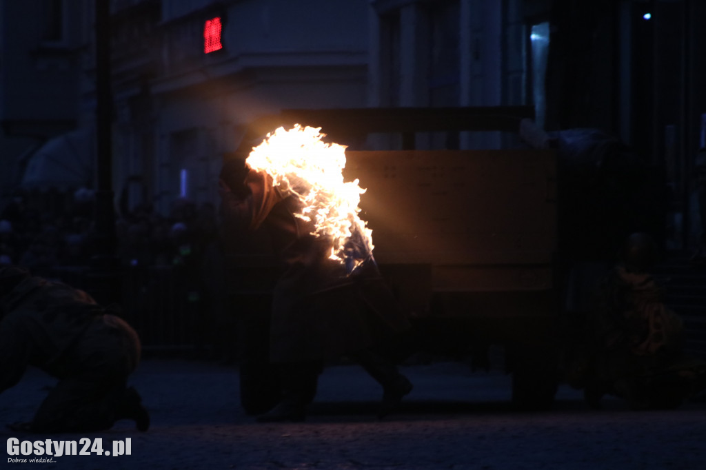 Historyczna inscenizacja na gostyńskim rynku