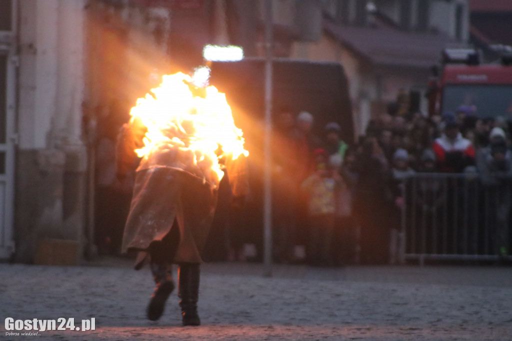 Historyczna inscenizacja na gostyńskim rynku