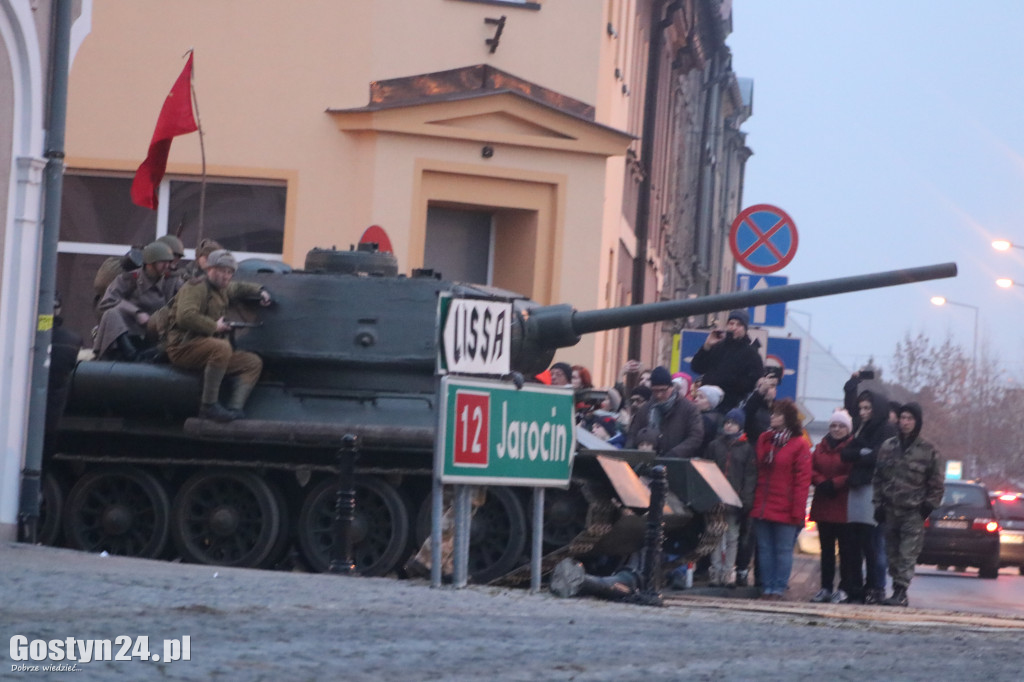 Historyczna inscenizacja na gostyńskim rynku