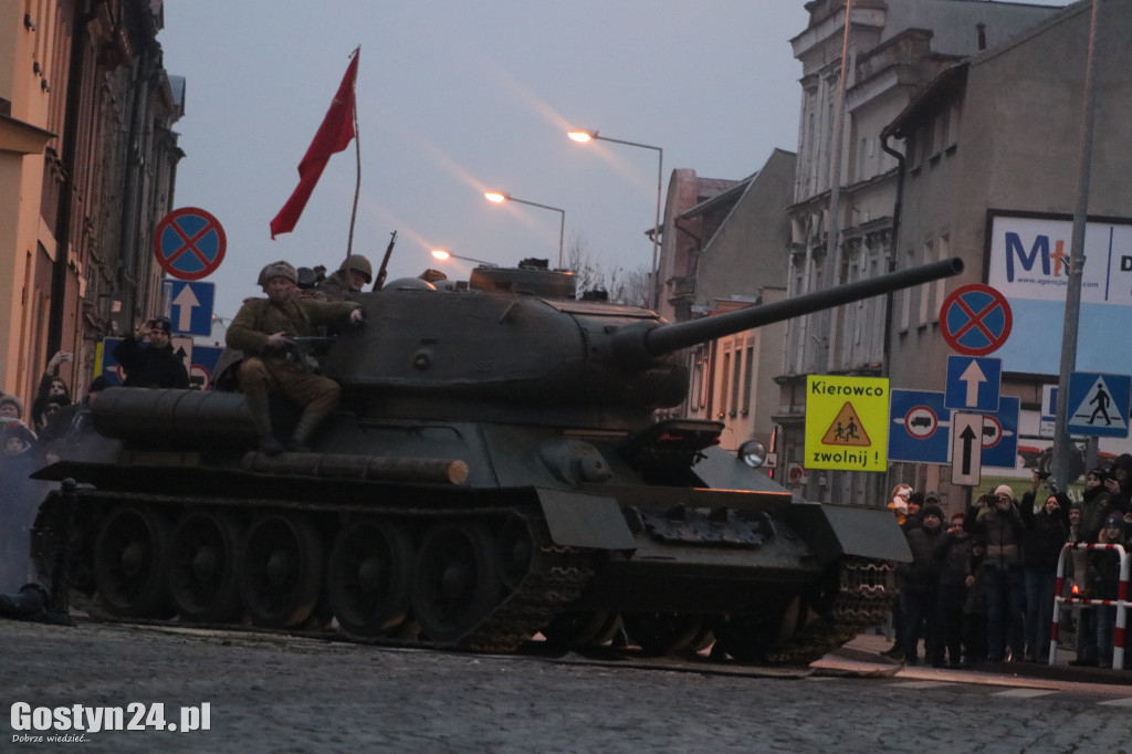 Historyczna inscenizacja na gostyńskim rynku