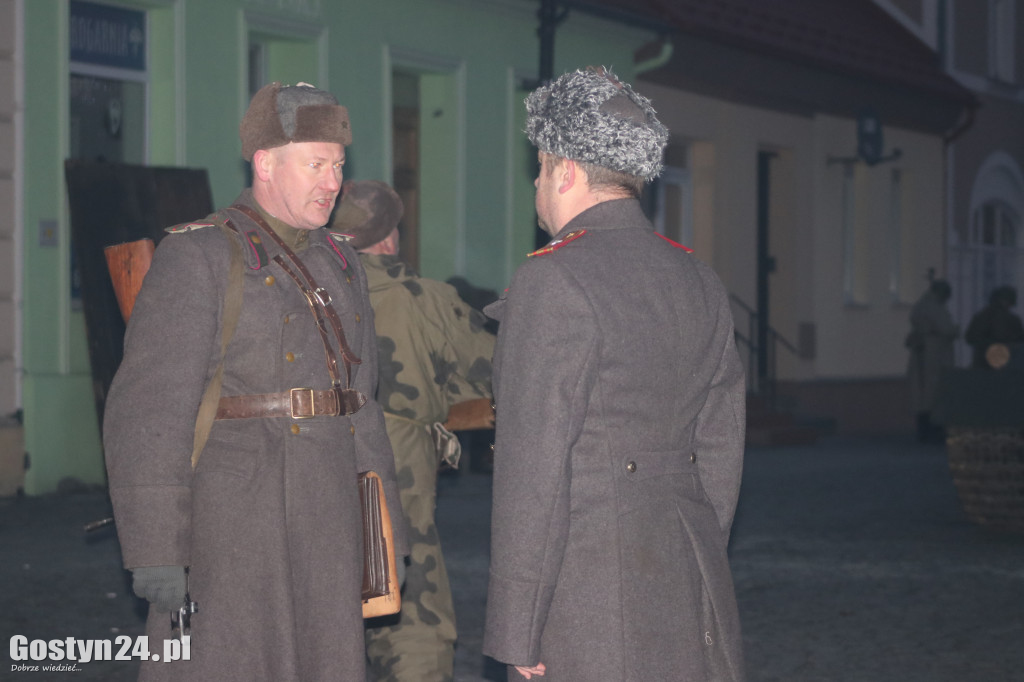 Historyczna inscenizacja na gostyńskim rynku