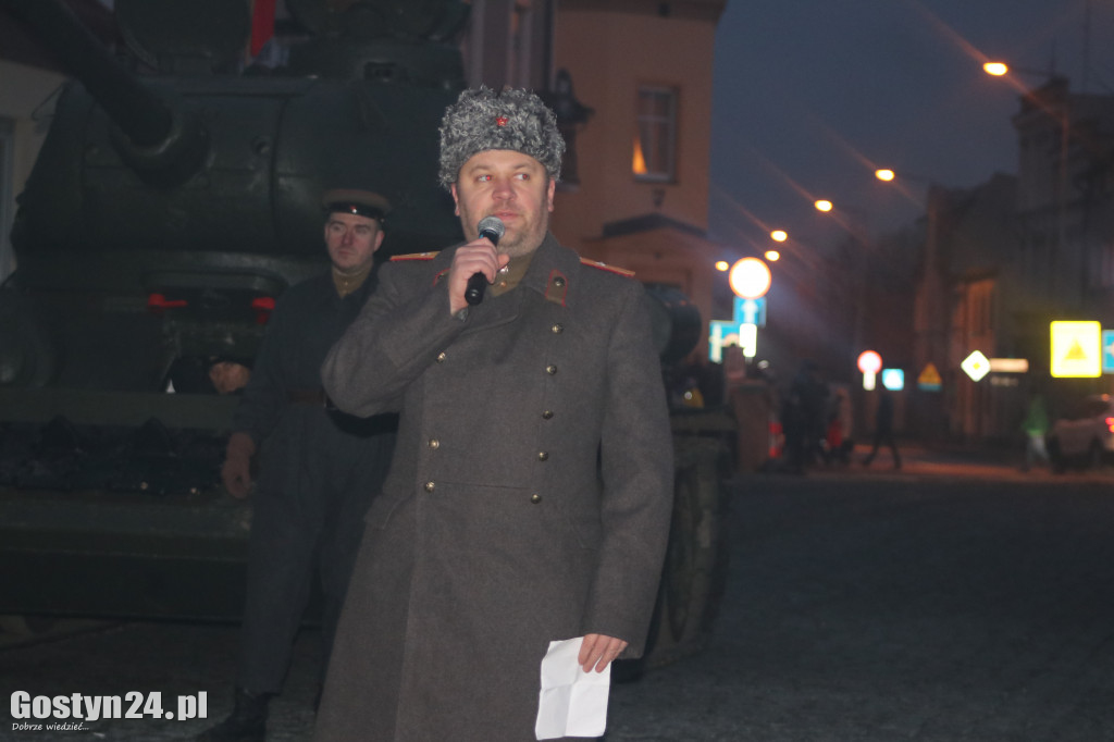 Historyczna inscenizacja na gostyńskim rynku