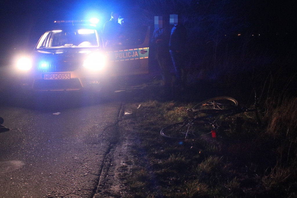 Zderzenie rowerzystów na trasie Bodzewo-Domachowo