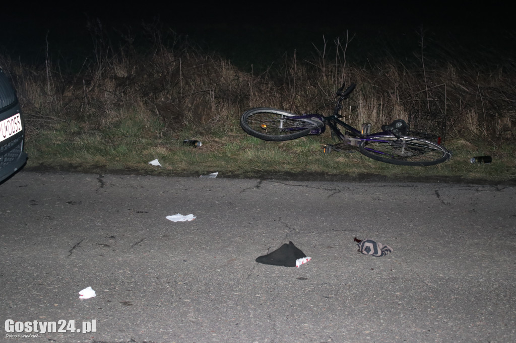 Zderzenie rowerzystów na trasie Bodzewo-Domachowo