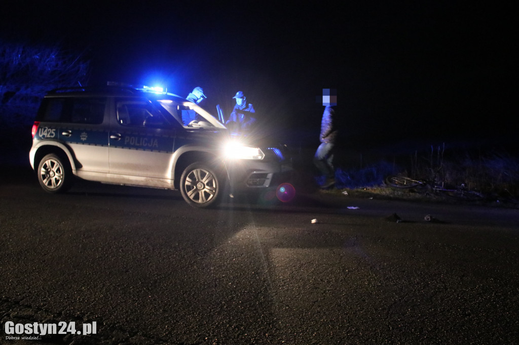 Zderzenie rowerzystów na trasie Bodzewo-Domachowo